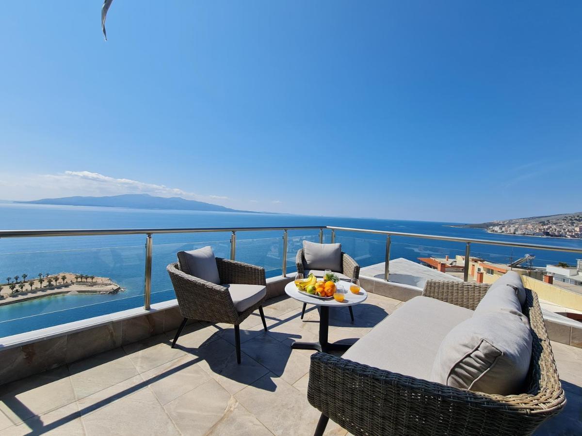 Apartament Infinity Sea View Penthouse Saranda Zewnętrze zdjęcie