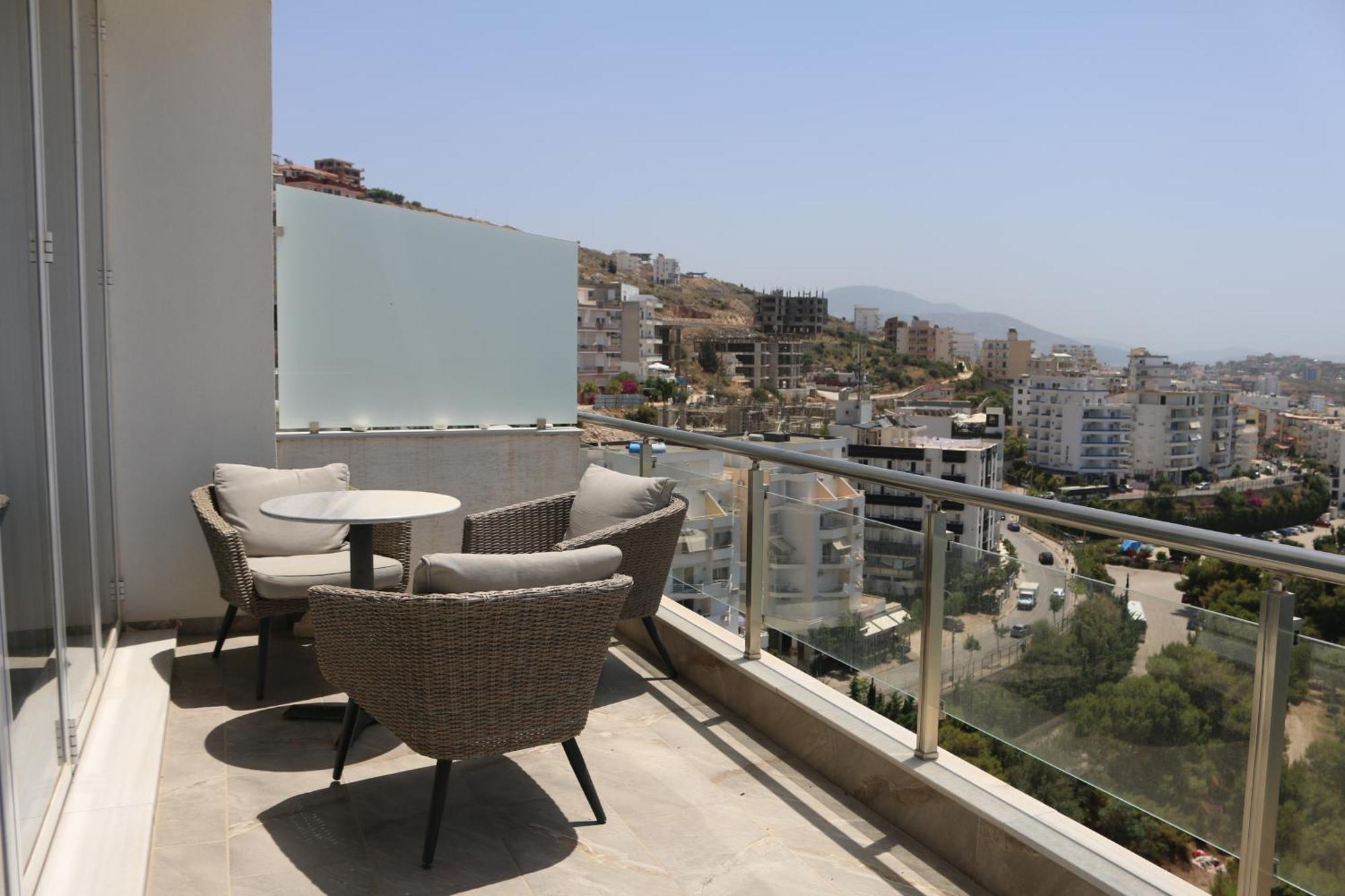 Apartament Infinity Sea View Penthouse Saranda Zewnętrze zdjęcie